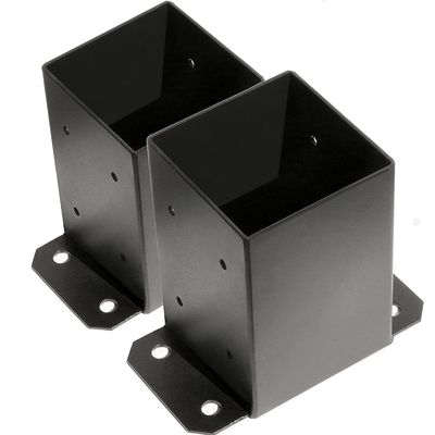 Strumento di copertura di base di metallo con supporto di potenza Disegno personalizzato Processo di piegatura Custom Black Coated