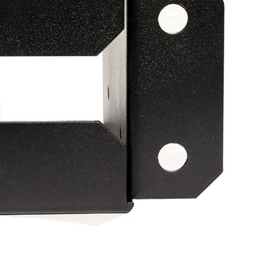 Strumento di copertura di base di metallo con supporto di potenza Disegno personalizzato Processo di piegatura Custom Black Coated