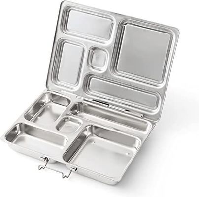 Scatola da pranzo in acciaio inossidabile personalizzata con 5 compartimenti