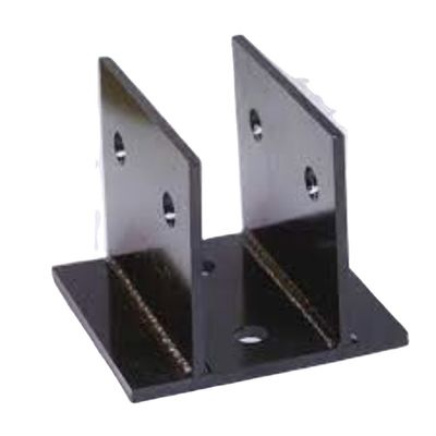Metallo personalizzato Black Floating Shelf Bracket Hardware Supports Hidden Invisible L Shelves Brackets 290g