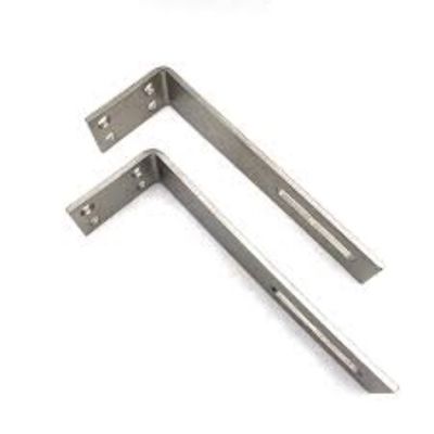 ISO9001 2008 Certificato Customized L Shape Steel Flat Angle Bracket per telaio