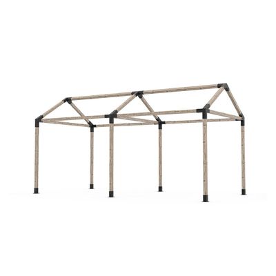 Bracket triangolare personalizzato angolo angolare a 3 vie pergola brackets 4x4 kit per gli elementi di supporto
