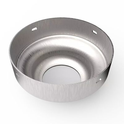 Stampaggio in lamiera di alluminio per coperture metalliche rivestite con Dacromet
