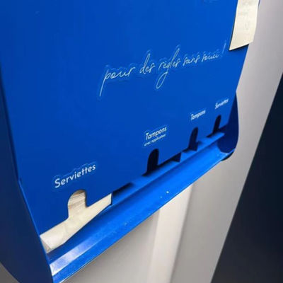 Dispensatore di pad di rivestimento in polvere di alluminio personalizzato con piccolo ordine e opzione di personalizzazione