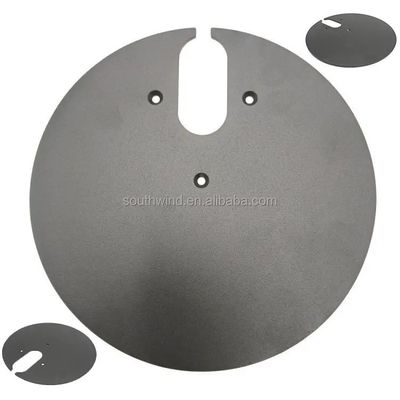 Parti metalliche in lamiera di alluminio su misura con nickel plating e stampaggio, punzonatura, piegatura