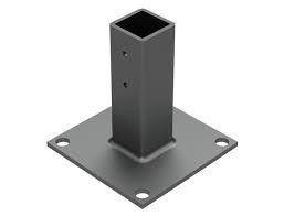 ISO9001 2008 Certificato Piastra di base per pavimenti montati fabbricazione in acciaio inossidabile su misura