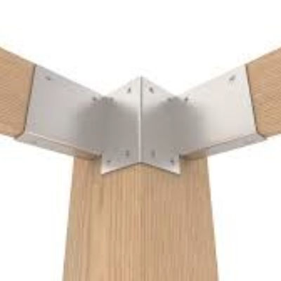 Bracket per gambe di legno personalizzati in acciaio e acciaio inossidabile con linea di stampa automatica
