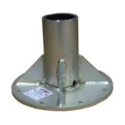 Piastra base di montaggio per pavimenti in acciaio e acciaio inossidabile personalizzata per i requisiti del cliente