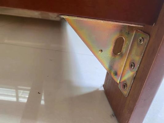 Codice metallico lucidato personalizzabile per tavoli di legno Nanfeng e opzione di personalizzazione