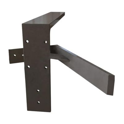 Bracket in acciaio al carbonio in colore naturale