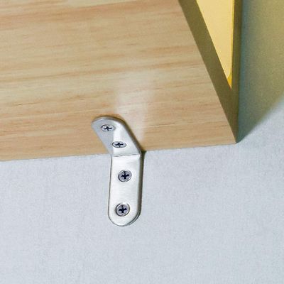 In acciaio inossidabile supporto ad angolo retto a forma di L personalizzabile in base alle esigenze del cliente