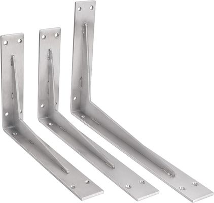 Personalizza diverse dimensioni di supporto in acciaio inossidabile a forma di L con altra struttura